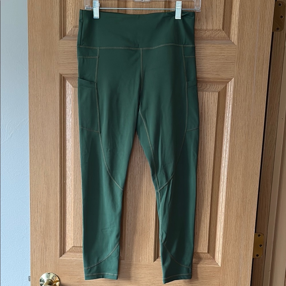Zyia Green High-Waisted Leggings